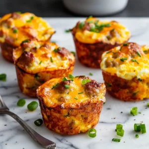 Close-up of Bisquick sausage egg and cheese muffins showing golden tops and fluffy interior with melted cheese and savory sausage bits on a wooden board.