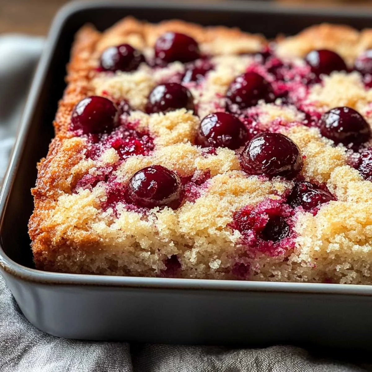 Easy Cranberry Coffee Cake Recipe