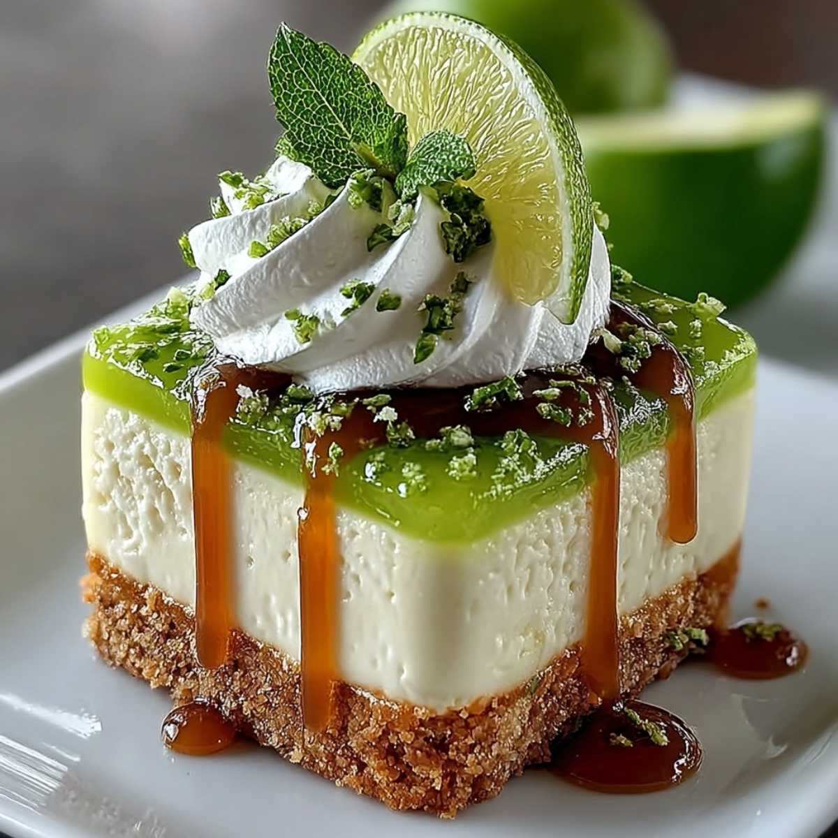 Easy Lime Mousse Cheesecake
