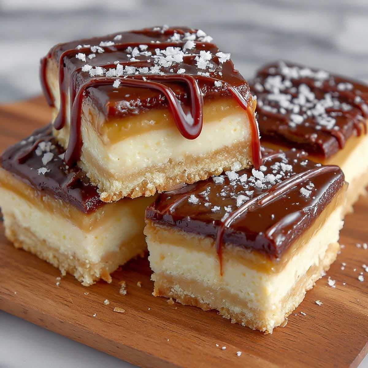 Easy Millionaires Cheesecake Bars